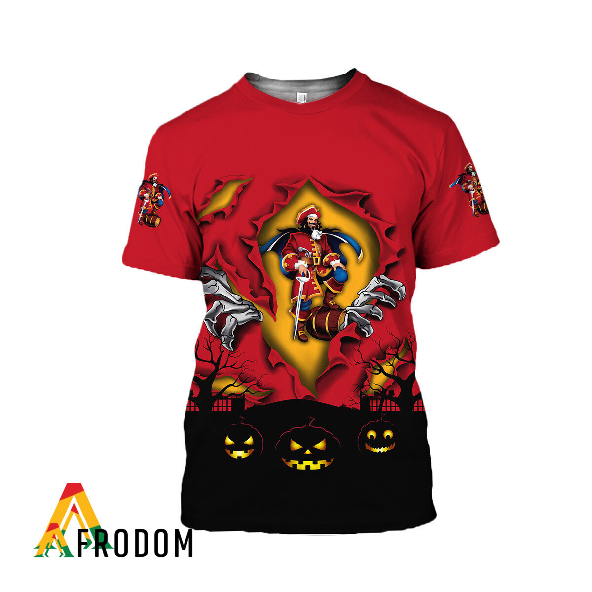 Scary Night Halloween Captain Morgan T-Shirt & Sweatshirt HU Scary Night Halloween Captain Morgan T-Shirt & Sweatshirt HU