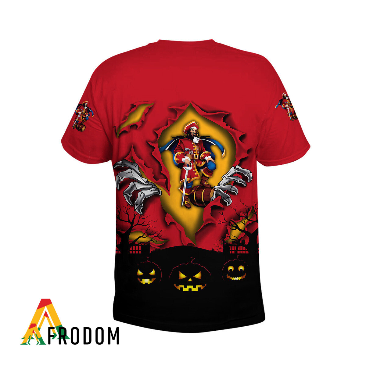 Scary Night Halloween Captain Morgan T-Shirt & Sweatshirt HU
