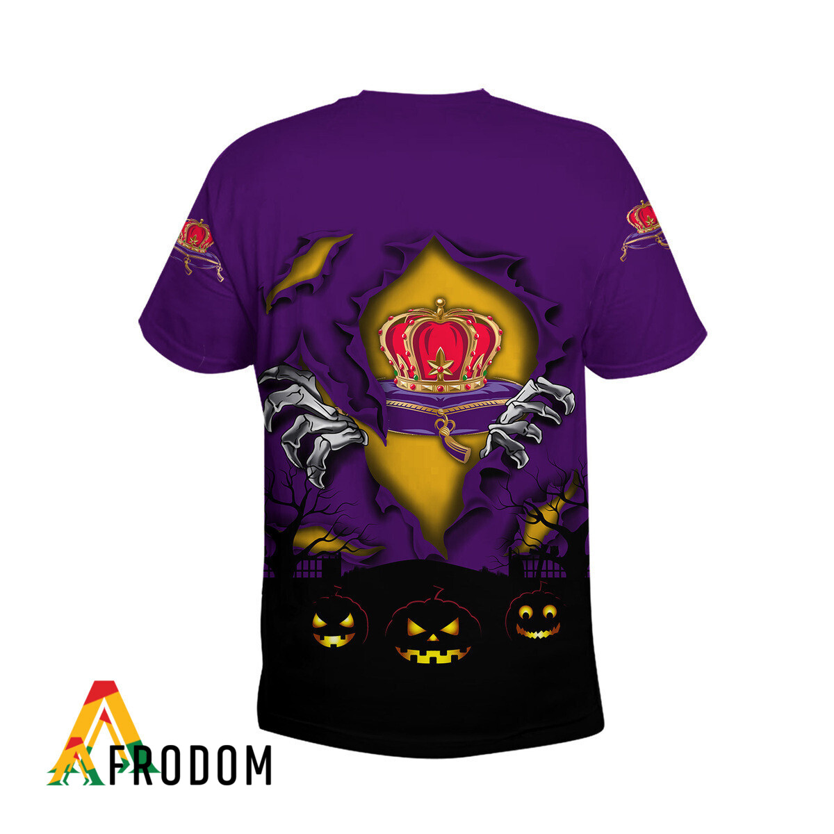 Scary Night Halloween Crown Royal T-Shirt & Sweatshirt HU