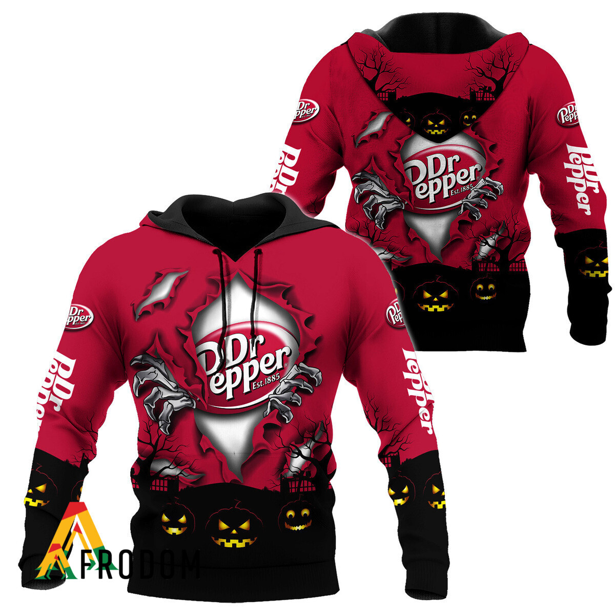 Scary Night Halloween Dr Pepper Hoodie HU