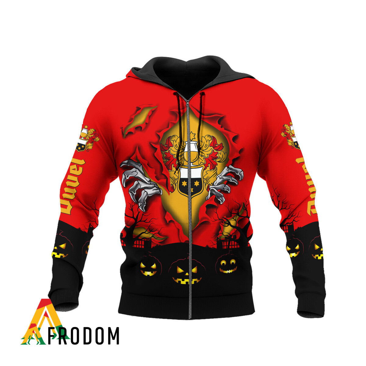 Scary Night Halloween Duvel Beer Hoodie HU