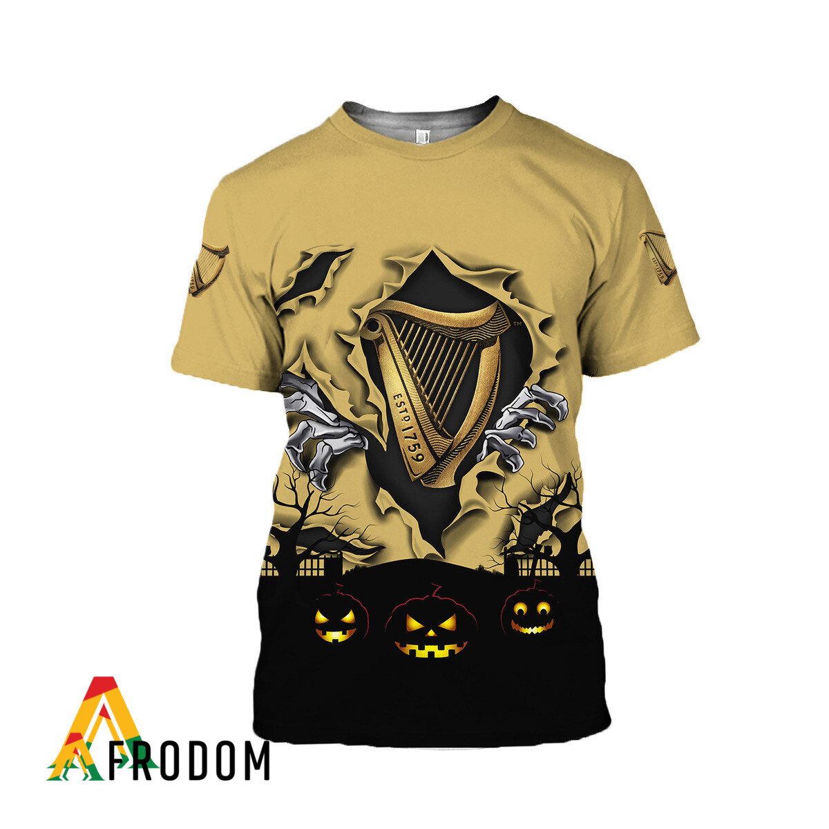 Scary Night Halloween Guinness Beer T-Shirt & Sweatshirt HU