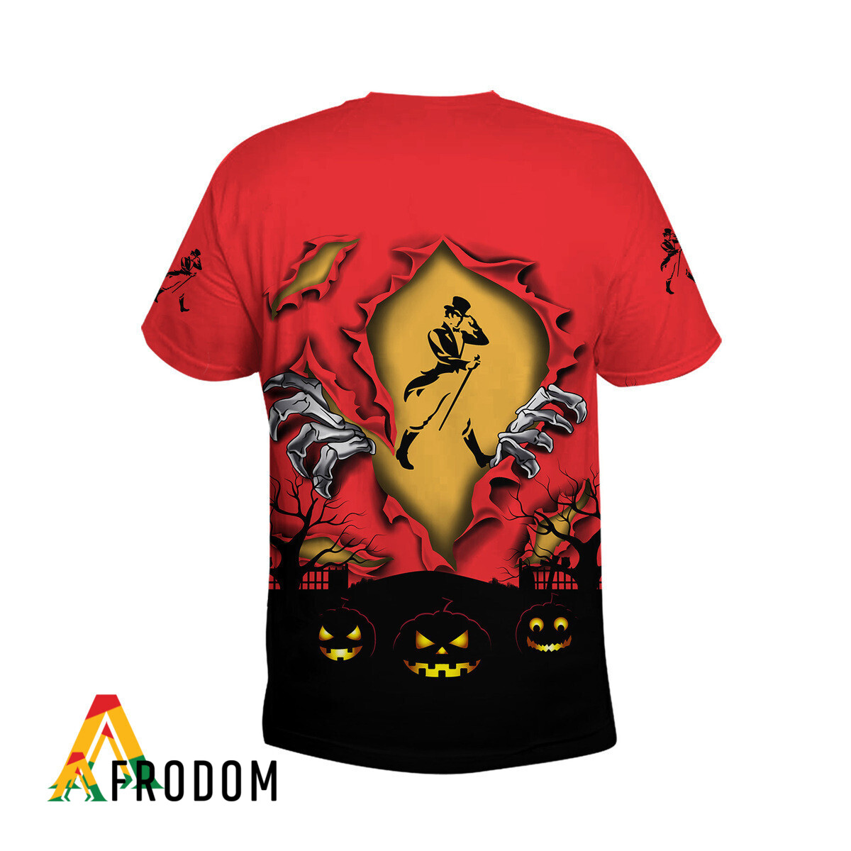 Scary Night Halloween Johnnie Walker T-Shirt & Sweatshirt HU