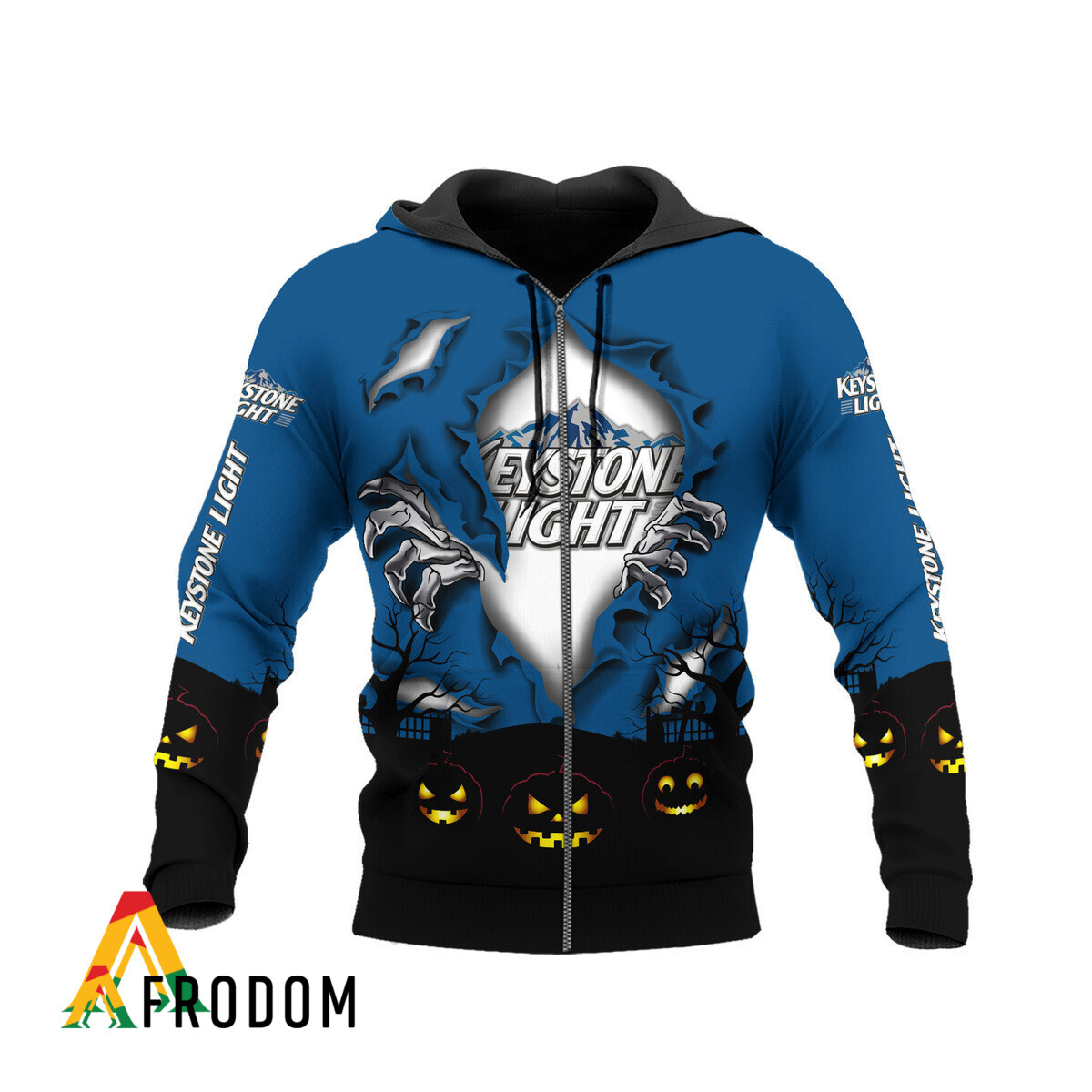 Scary Night Halloween Keystone Light Hoodie HU
