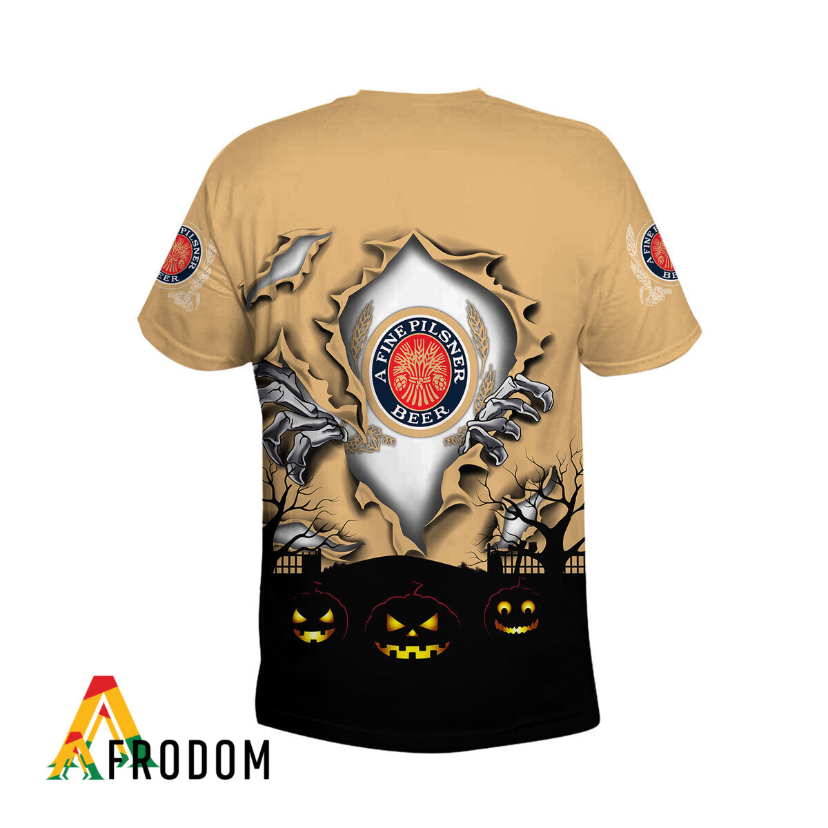 Scary Night Halloween Miller Lite Beer T-Shirt & Sweatshirt HU