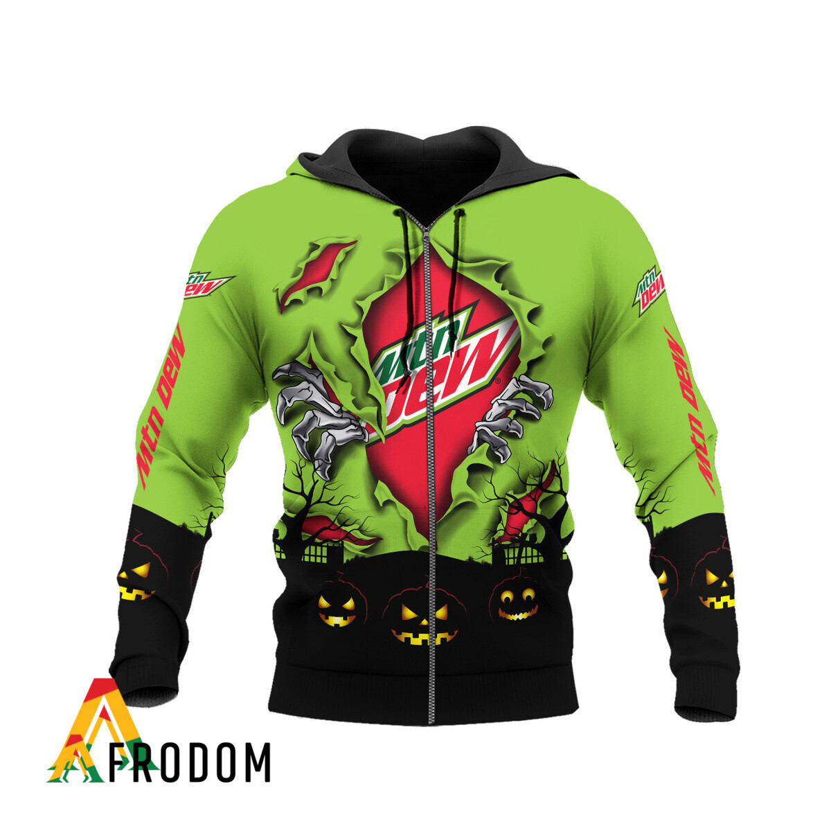 Scary Night Halloween Mountain Dew Hoodie HU