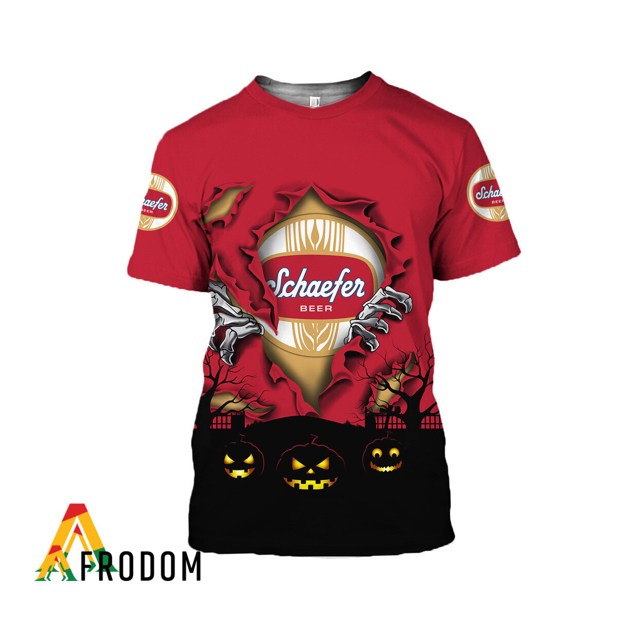 Scary Night Halloween Schaefer Beer T-Shirt & Sweatshirt HU Scary Night Halloween Schaefer Beer T-Shirt & Sweatshirt HU