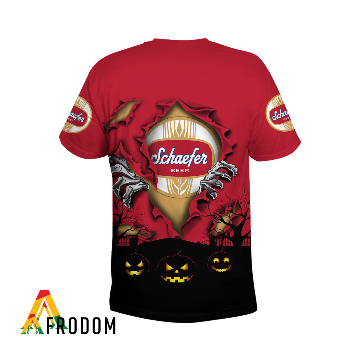 Scary Night Halloween Schaefer Beer T-Shirt & Sweatshirt HU