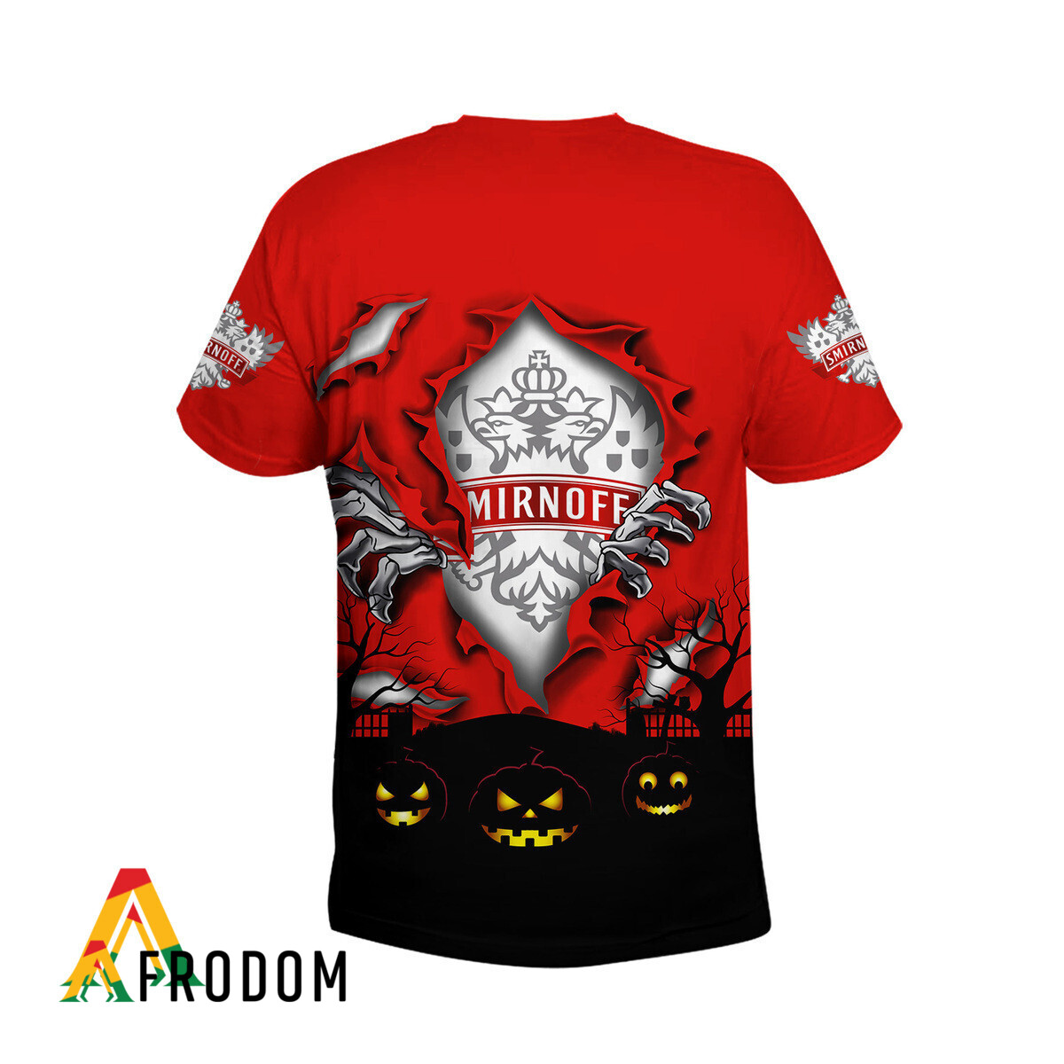 Scary Night Halloween Smirnoff Vodka T-Shirt & Sweatshirt HU