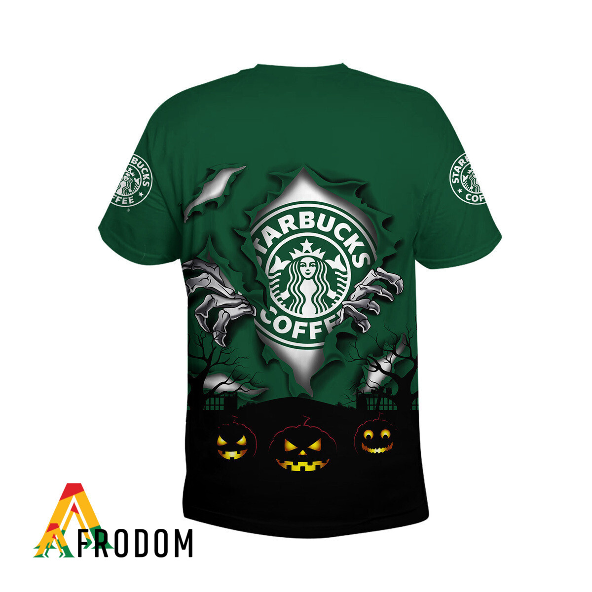 Scary Night Halloween Starbucks T-Shirt & Sweatshirt HU