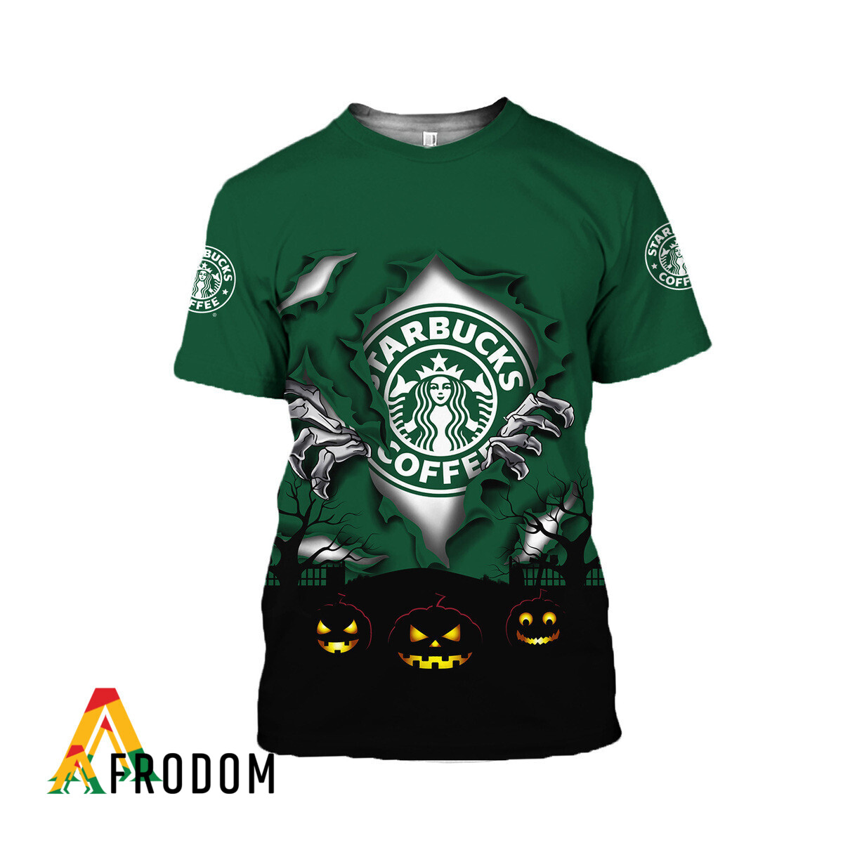 Scary Night Halloween Starbucks T-Shirt & Sweatshirt HU Scary Night Halloween Starbucks T-Shirt & Sweatshirt HU