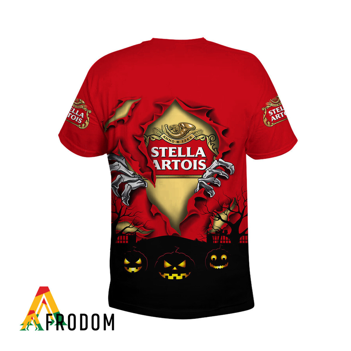 Scary Night Halloween Stella Artois Beer T-Shirt & Sweatshirt HU