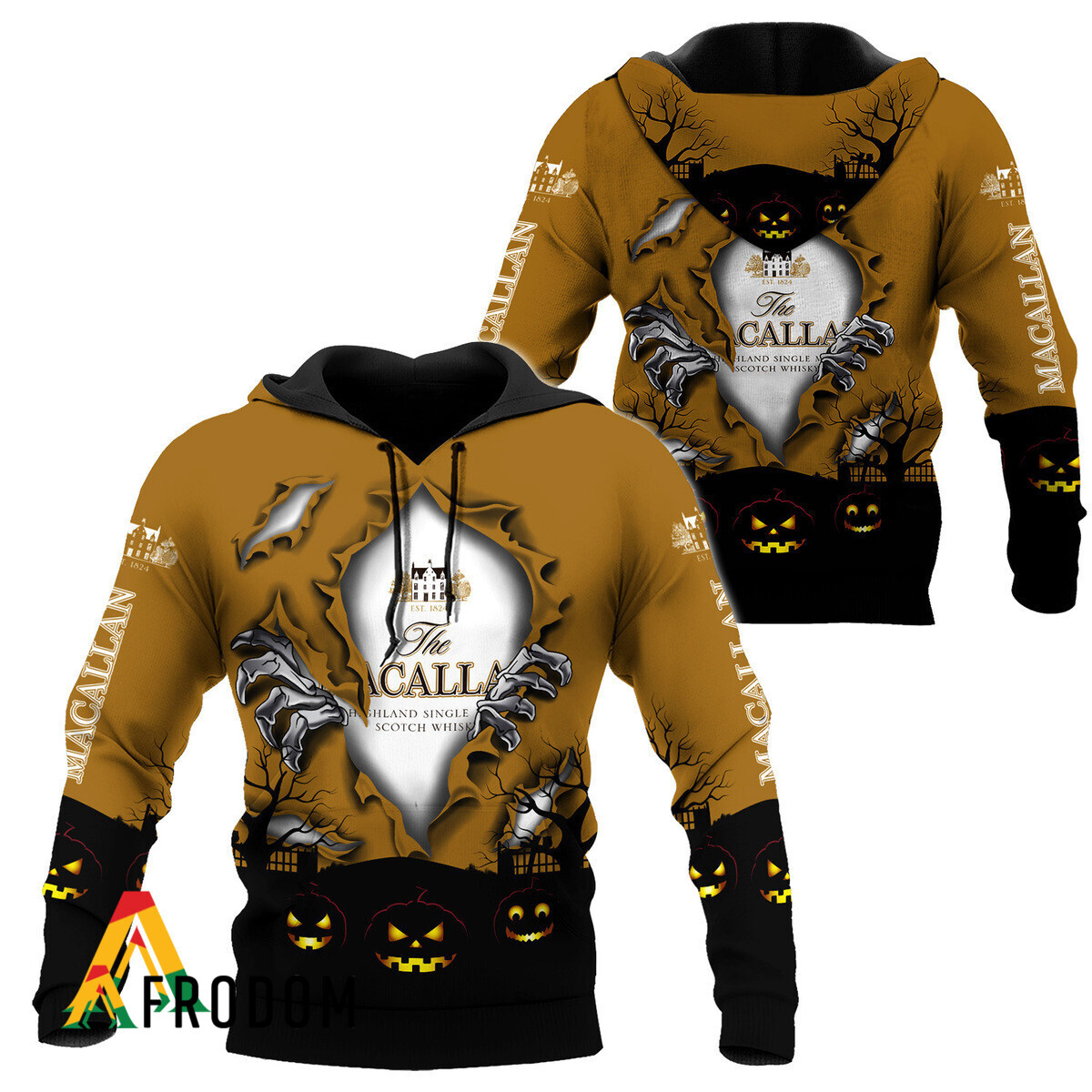 Scary Night Halloween The Macallan Hoodie HU