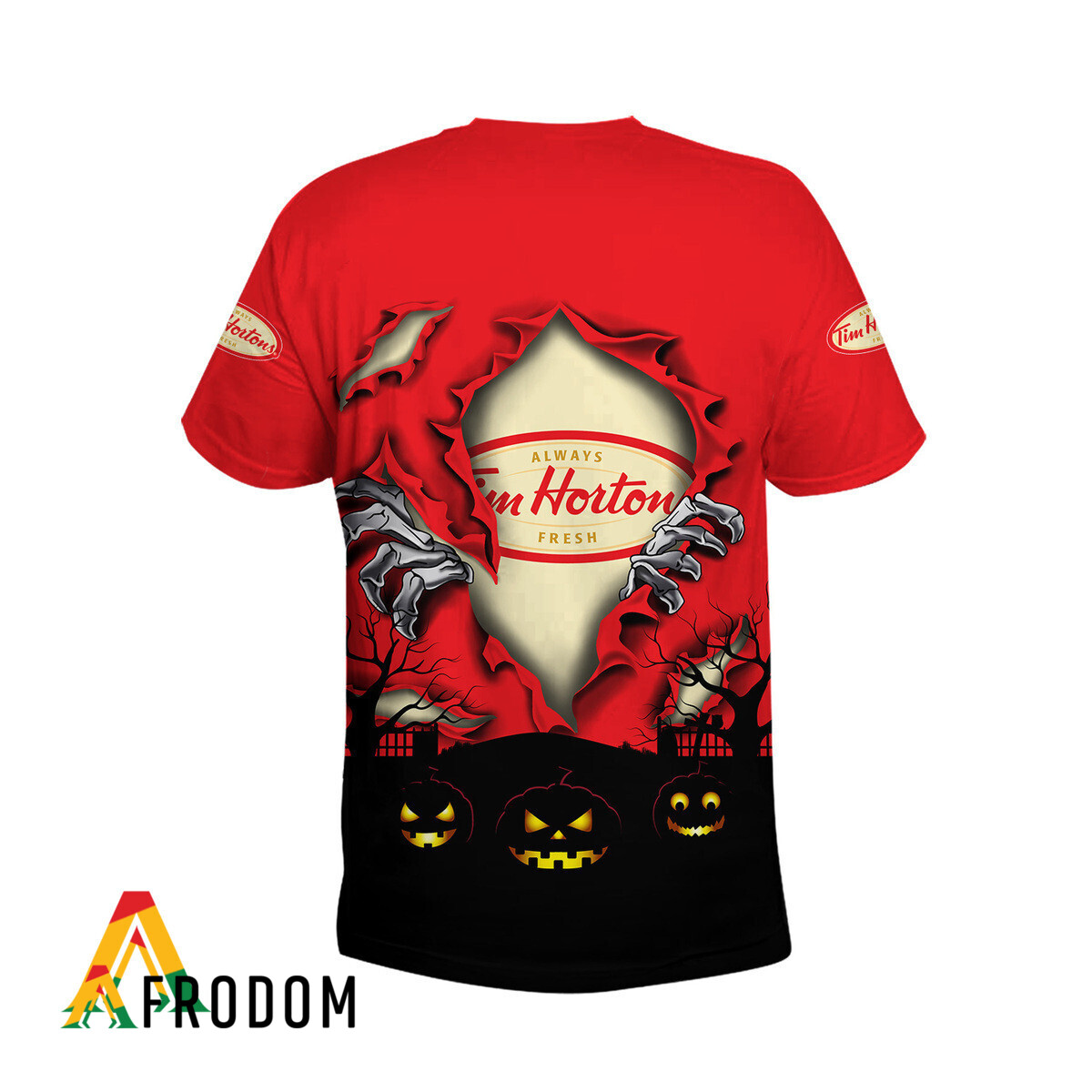 Scary Night Halloween Tim Hortons T-Shirt & Sweatshirt HU