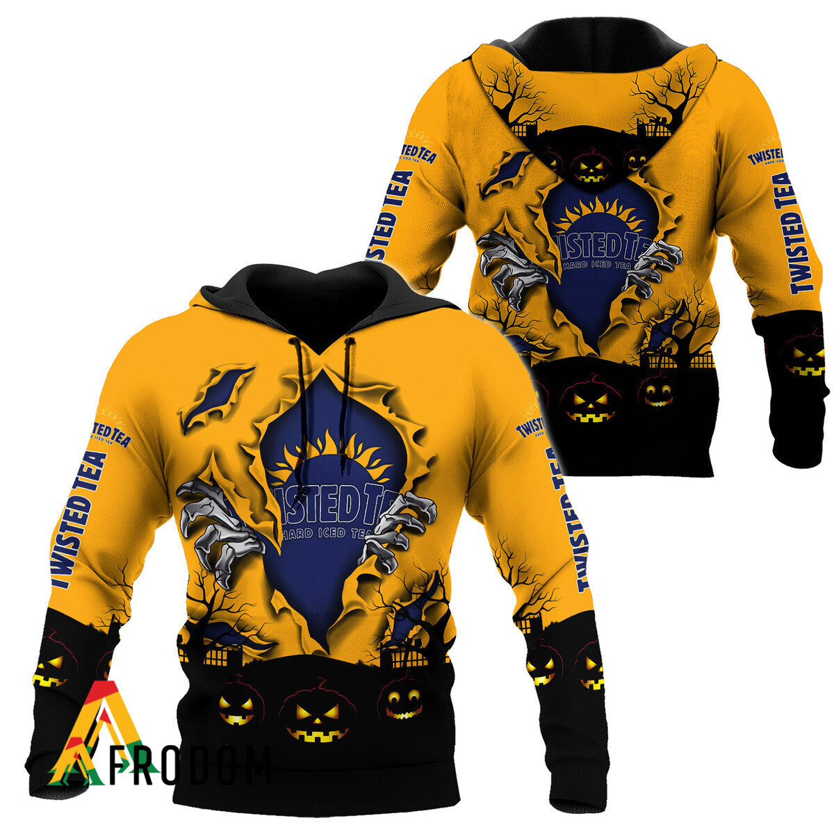 Scary Night Halloween Twisted Tea Hoodie HU