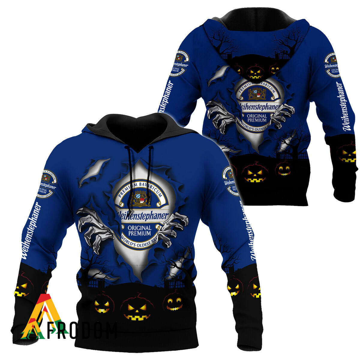 Scary Night Halloween Weihenstephaner Beer Hoodie HU