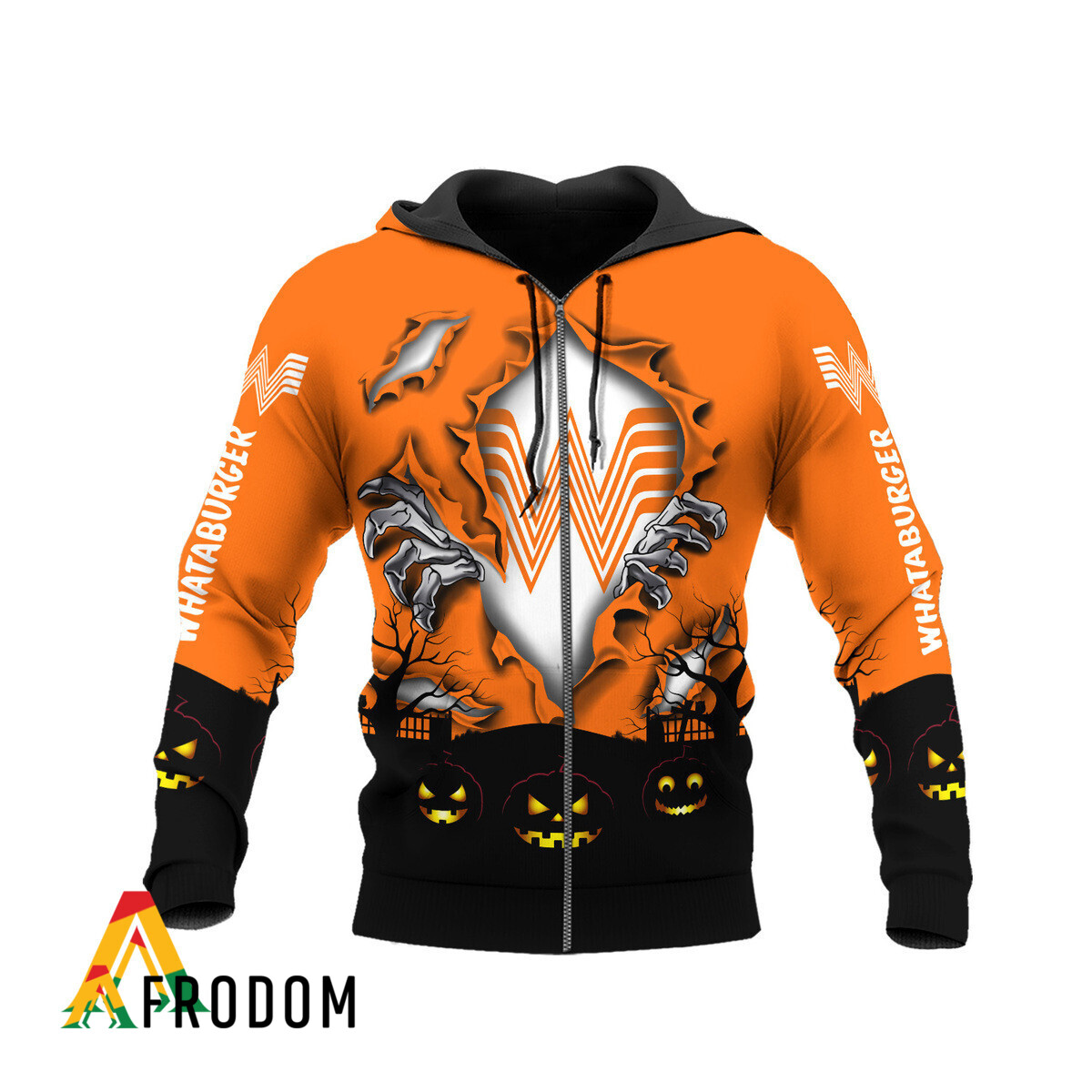 Scary Night Halloween Whataburger Hoodie HU