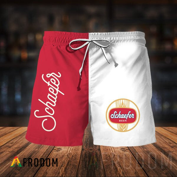 SchaeferBeer Vintage Hawaiian Shorts HU
