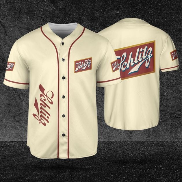 Schlitz Baseball Jersey for Beer and Vodka Lovers HU