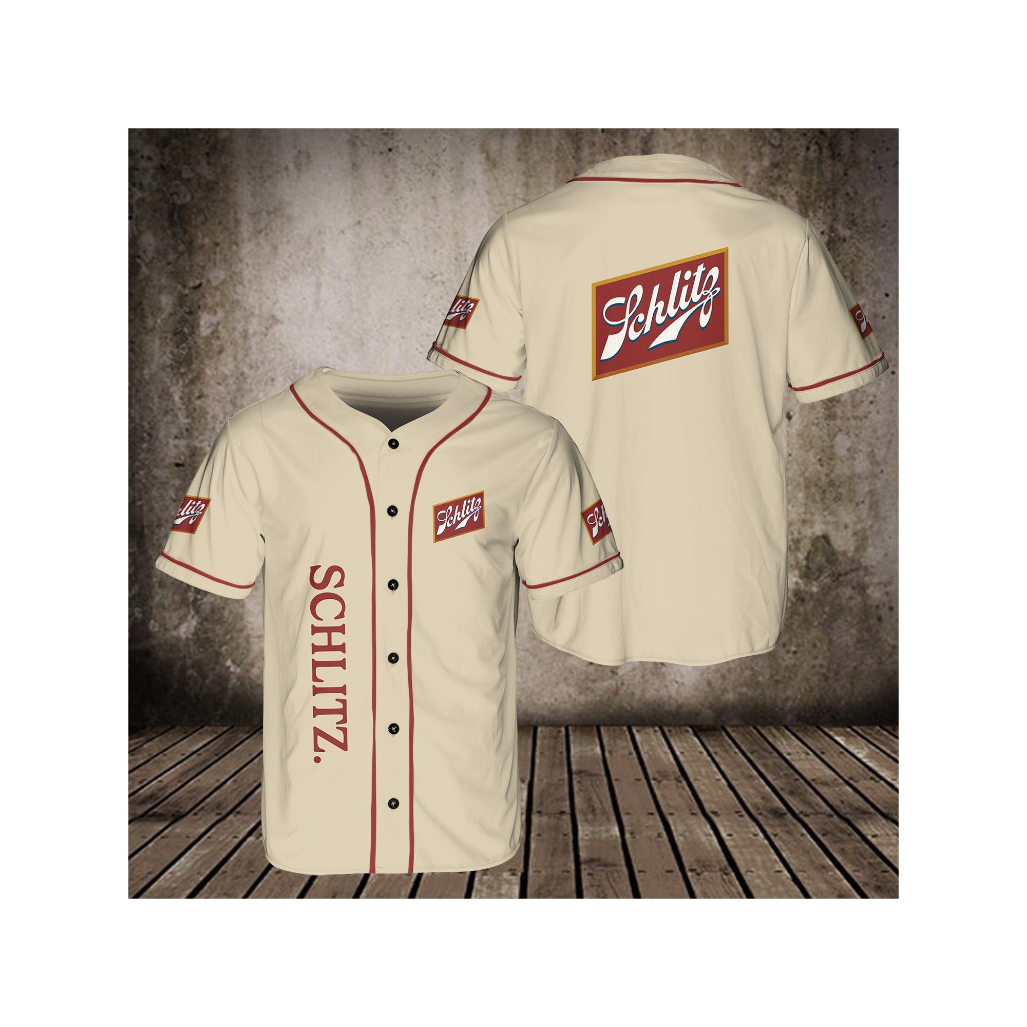 Schlitz Beer Baseball Jersey for Beer Lovers HU