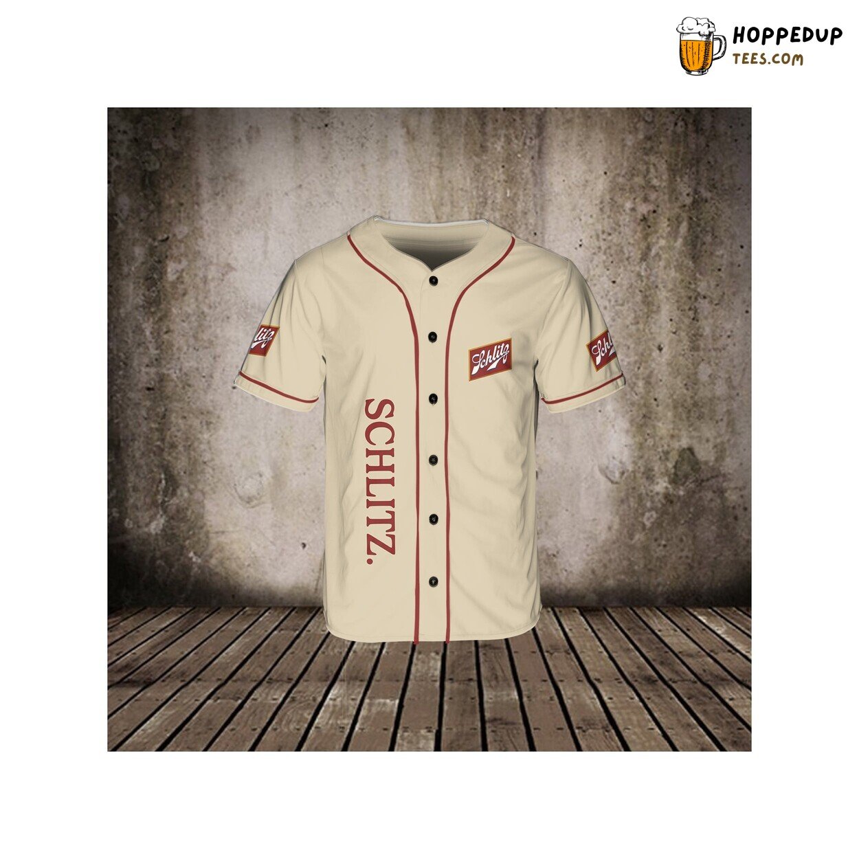Schlitz Beer Baseball Jersey Shirt Beer Lovers Vodka 3D Unisex Gift Friends