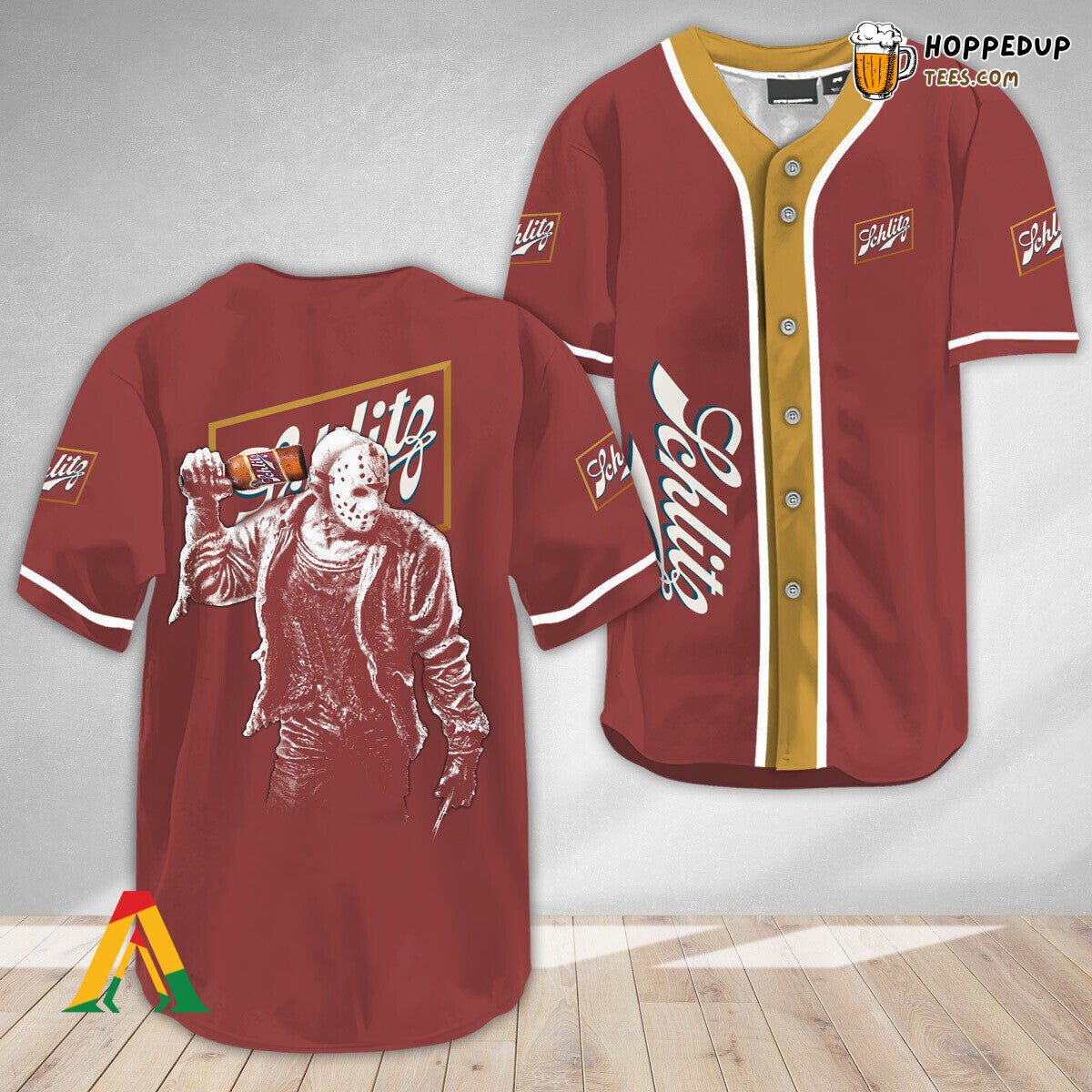 Schlitz Beer Horror Jason Voorhees Unique Distinct Baseball Jersey
