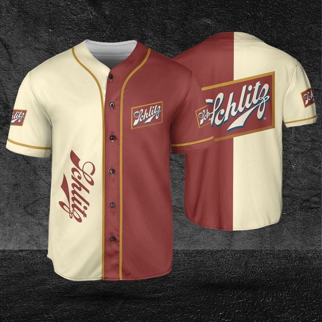 Schlitz Dual Color Baseball Jersey for Beer Lovers HU