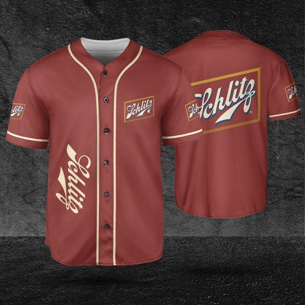 Schlitz Red Baseball Jersey for Beer and Vodka Lovers HU