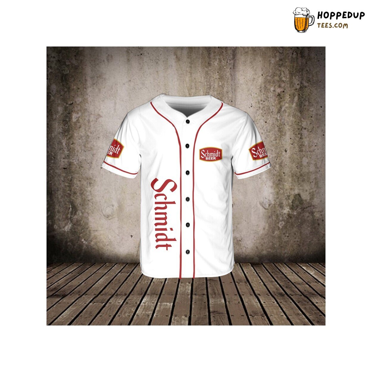 Schmidt Beer Whisky Baseball Jersey Shirt Beer Lovers Vodka 3D Unisex Shirt