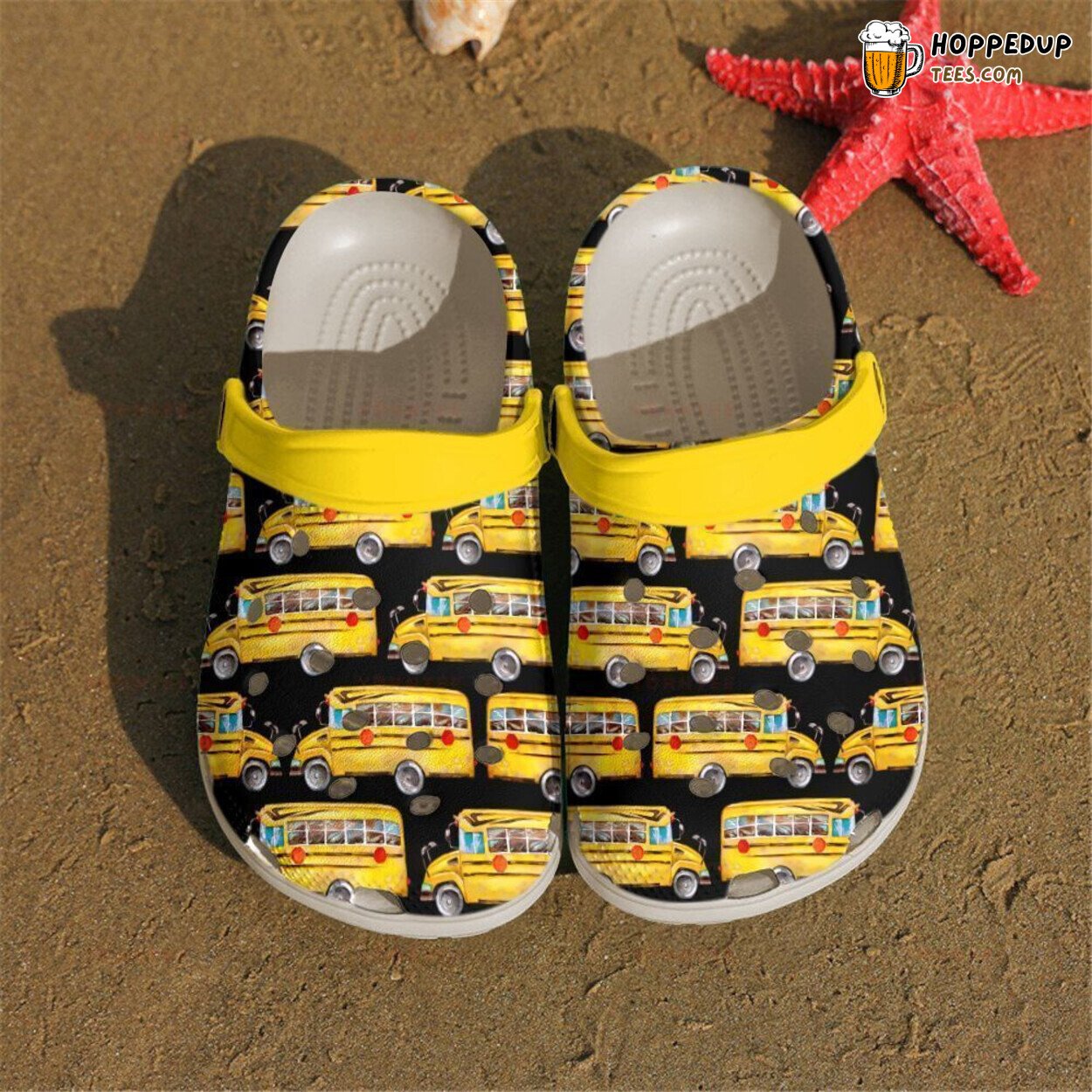 School Bus Driver Lover Gift Rubber Clogs Comfy Footwear Unique Design