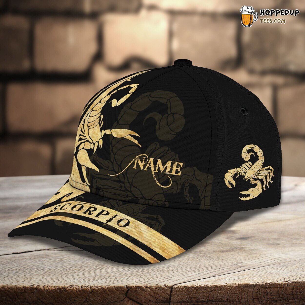 Scorpio 3D Classic Cap Personalized Name Unique Design Exclusive Style