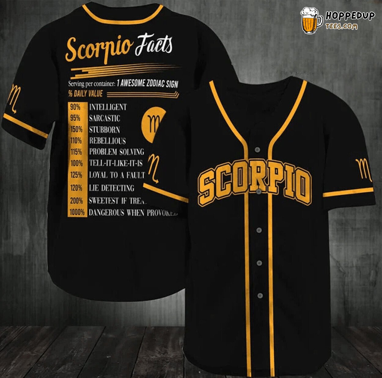 Scorpio Astrology 3D Print Baseball Jersey Tee Cosmic Black Theme Scorpio Astrology 3D Print Baseball Jersey Tee Cosmic Black Theme
