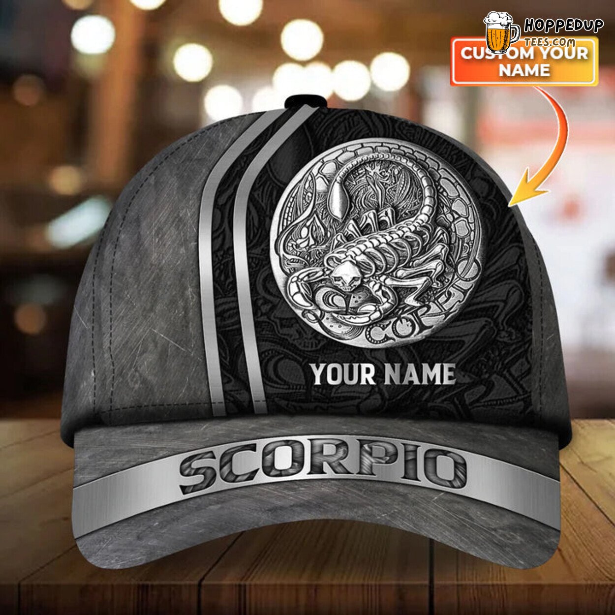 Scorpio Classic 3D Cap Personalized Name Unique Premium Edition Authentic