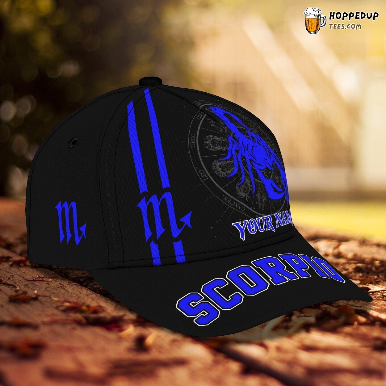 Scorpio Design Classic 3D Cap Personalized Name Unique Premium Edition