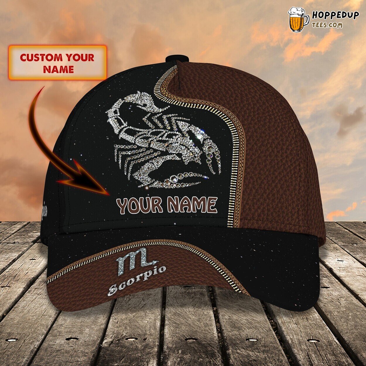 Scorpio Exclusive 3D Classic Cap Personalized Name Unique Design Style