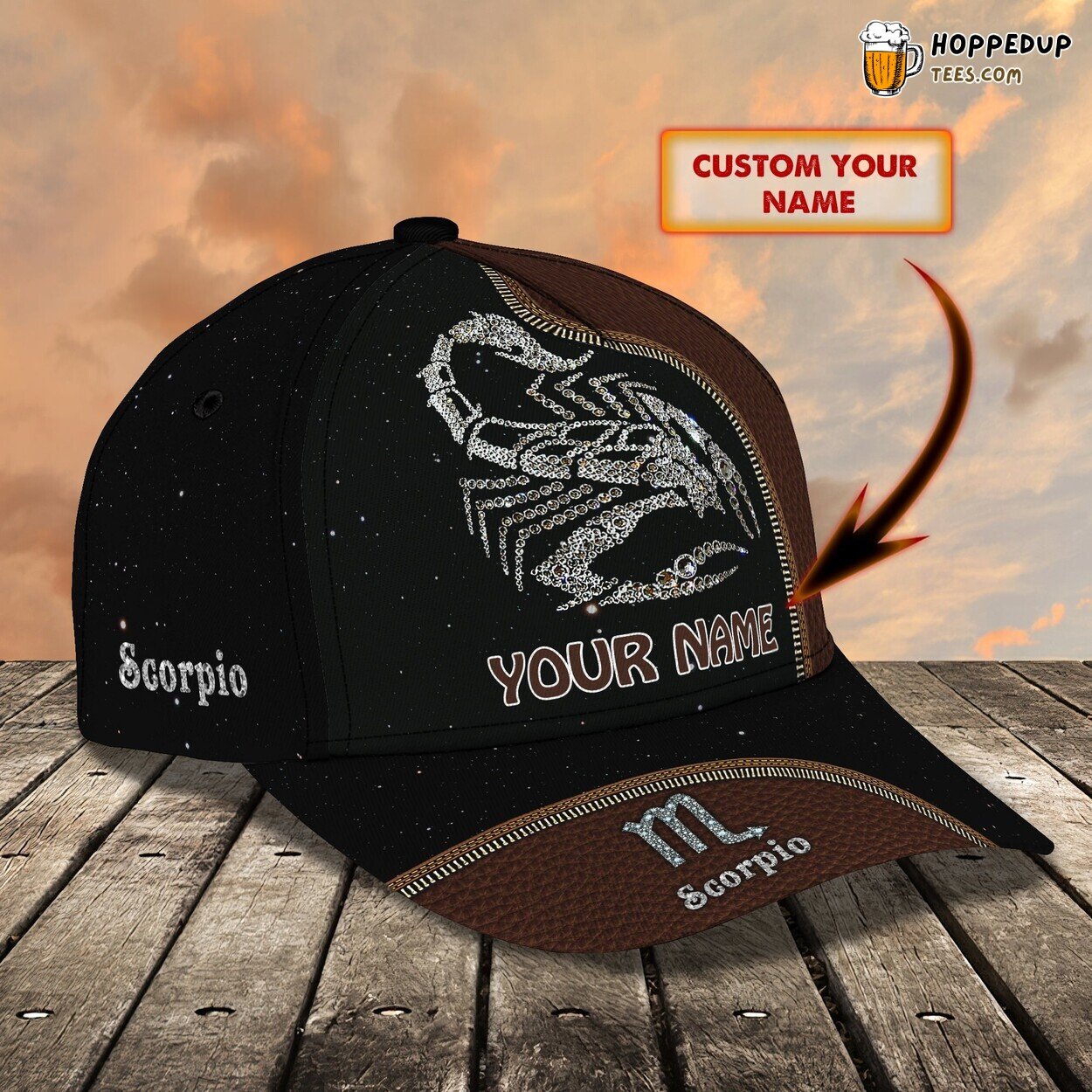 Scorpio Exclusive 3D Classic Cap Personalized Name Unique Design Style