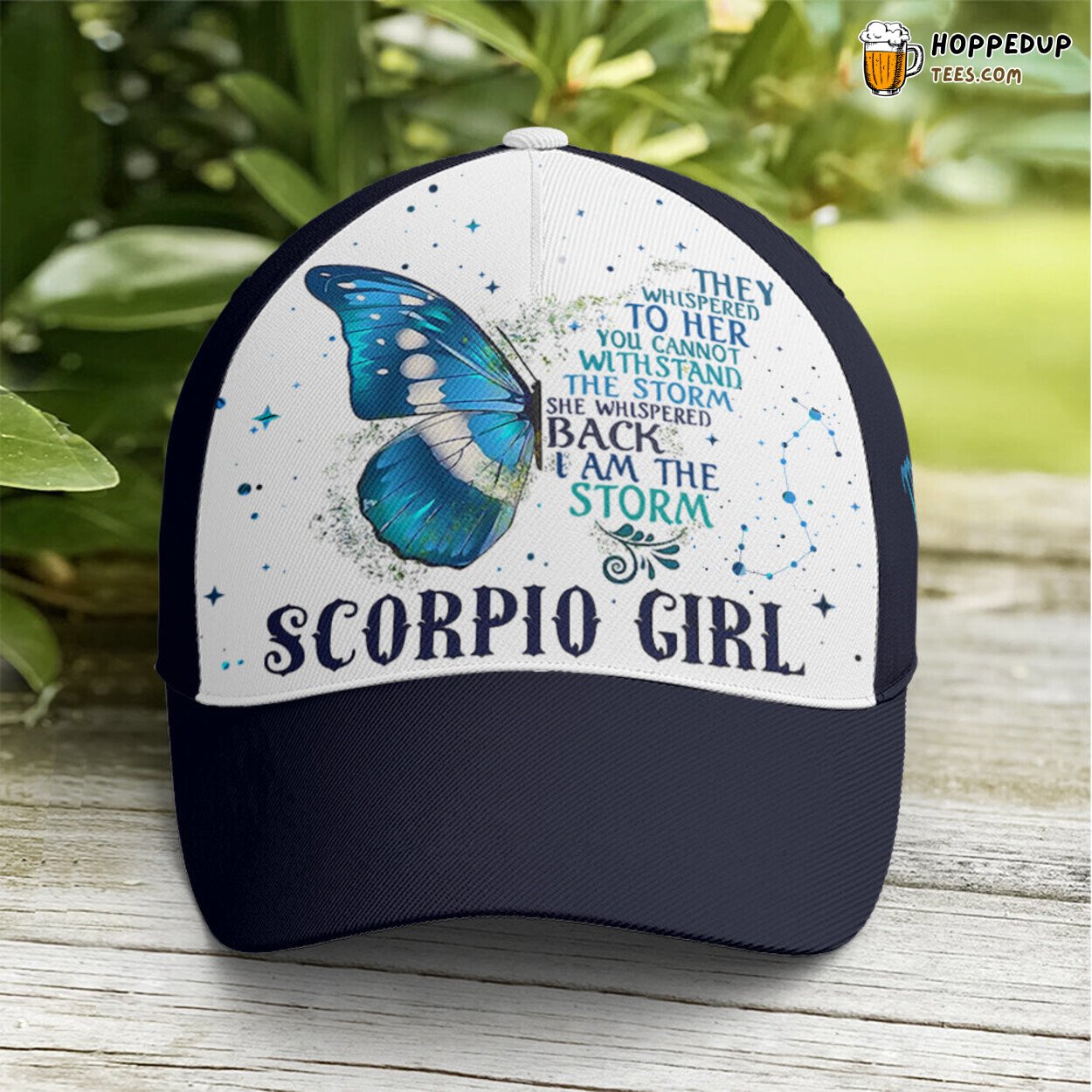 Scorpio Lovers Butterfly Storm Statement Unique Design Baseball Cap