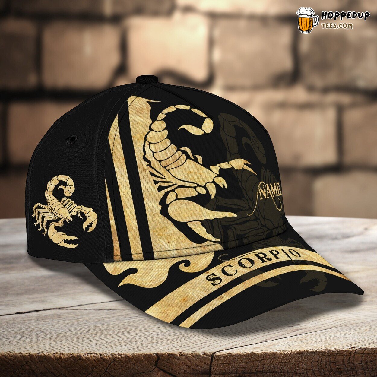 Scorpio Unique 3D Classic Cap Personalized Name Design Exclusive Styling