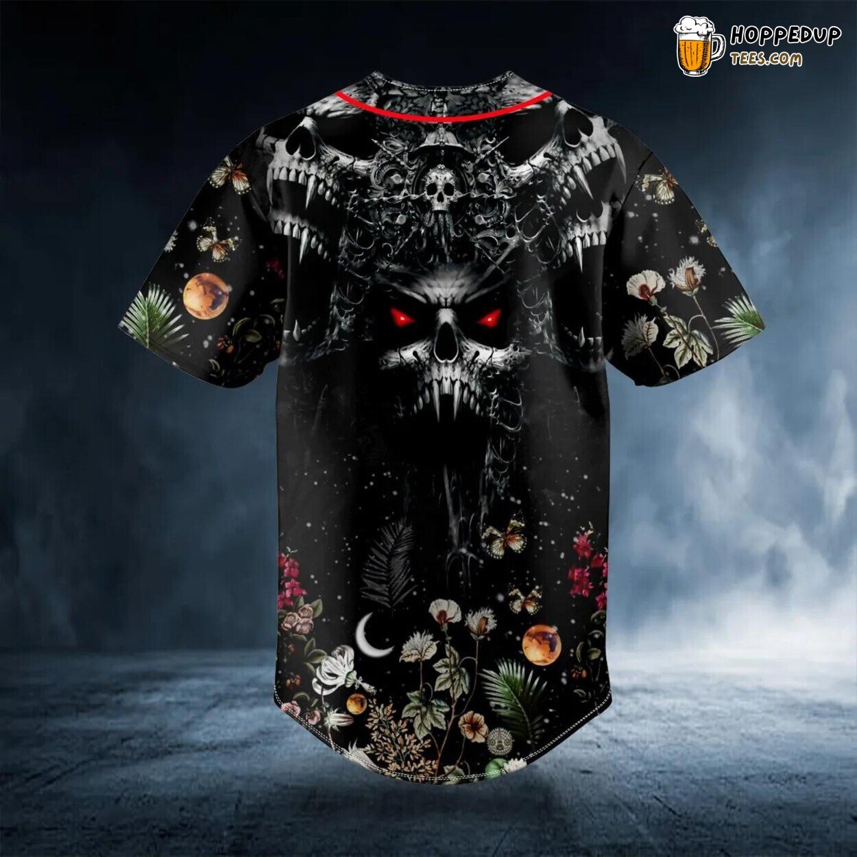 Scream Devil Grim Reaper Baseball Jersey Graphic Tees 3D Print Special Edition