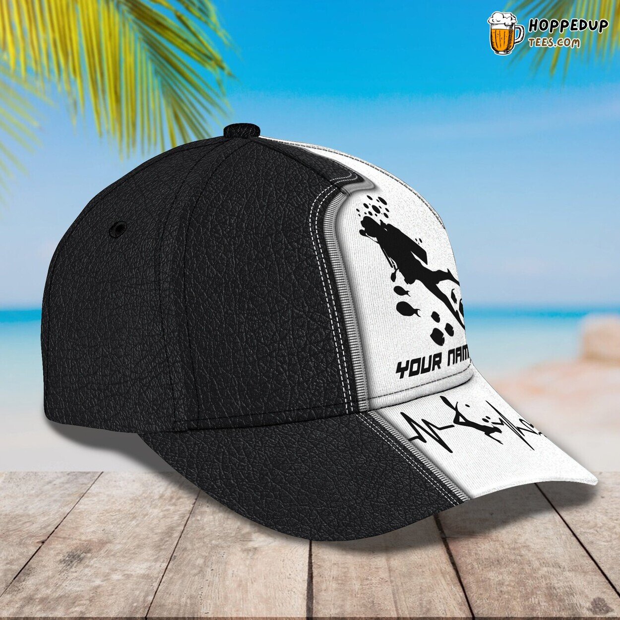 Scuba Diving Adventure 3D Classic Cap Personalized Unique Name Trend
