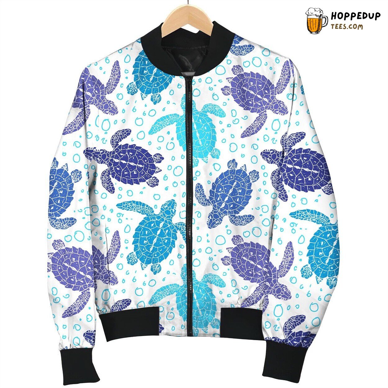 Sea Turtle Lovers Bomber Jacket