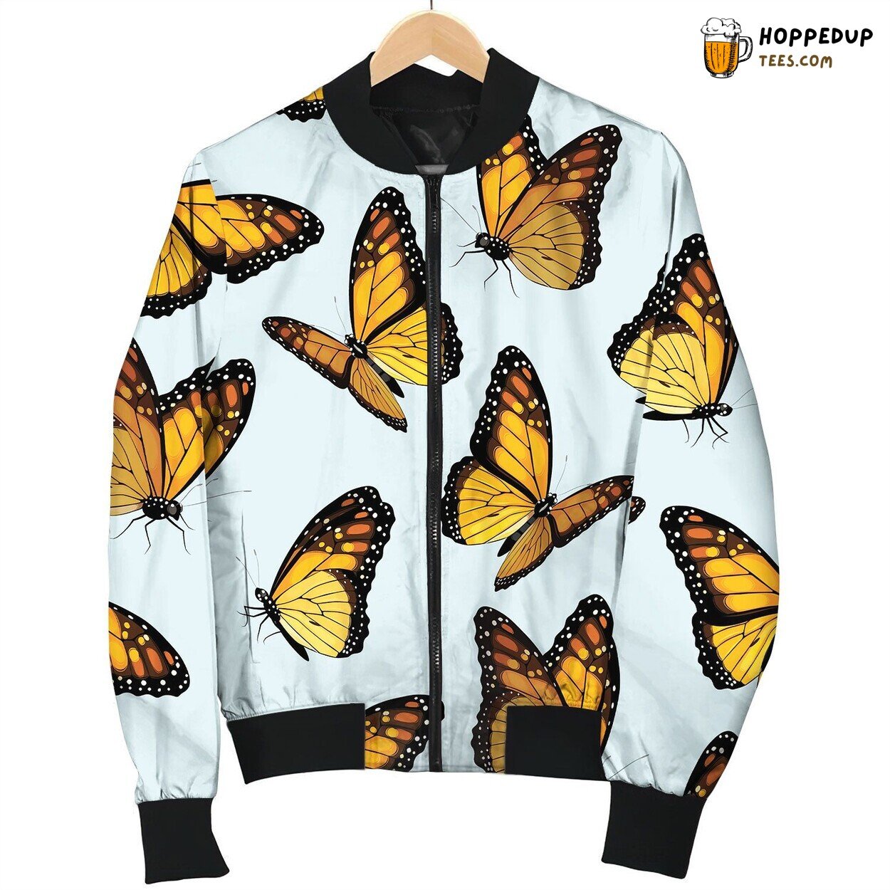 Seamless Pattern Bright Colorful High Detailed Bomber Jacket