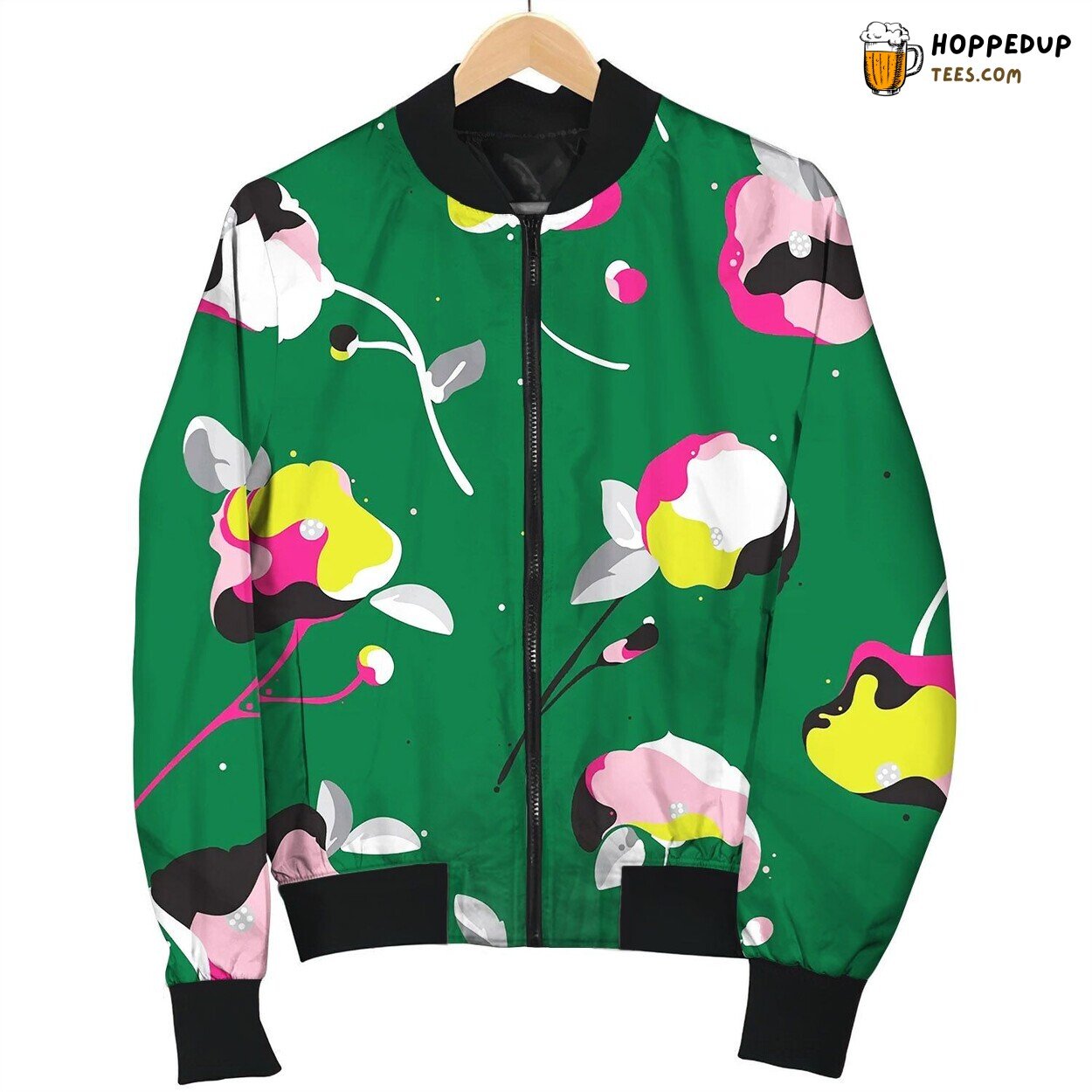 Seamless Pattern With Beautiful Abstract Bomber Jacket