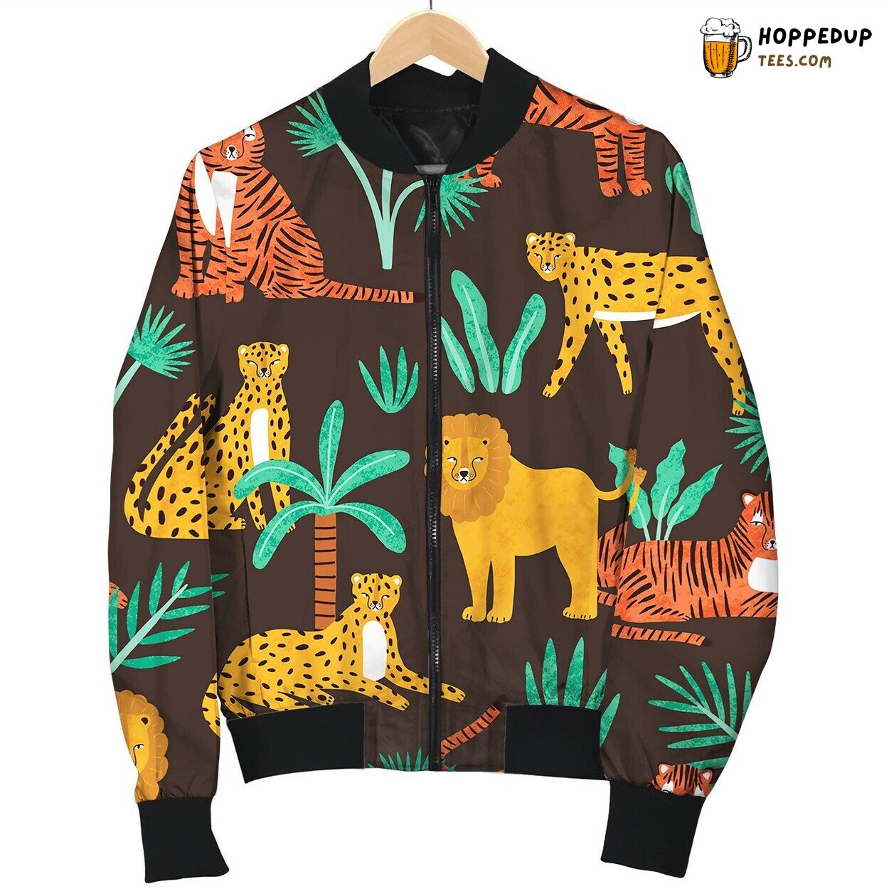 Seamless Pattern With Scandinavian Childish Bomber Jacket