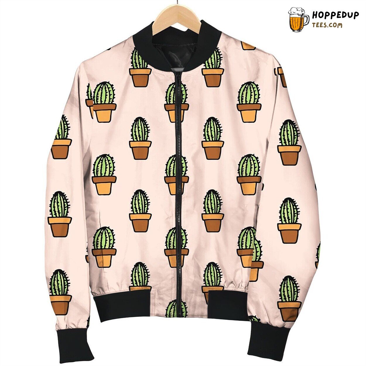 Seamless Pattern With Simply Hand Drawn Bomber Jacket