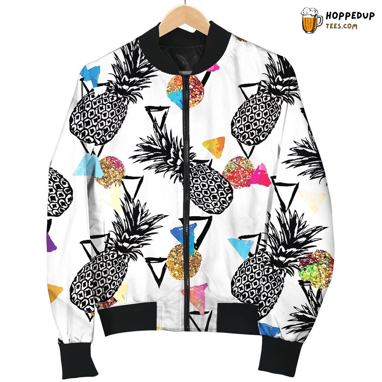 Seamless Tropical Pattern Background Bomber Jacket