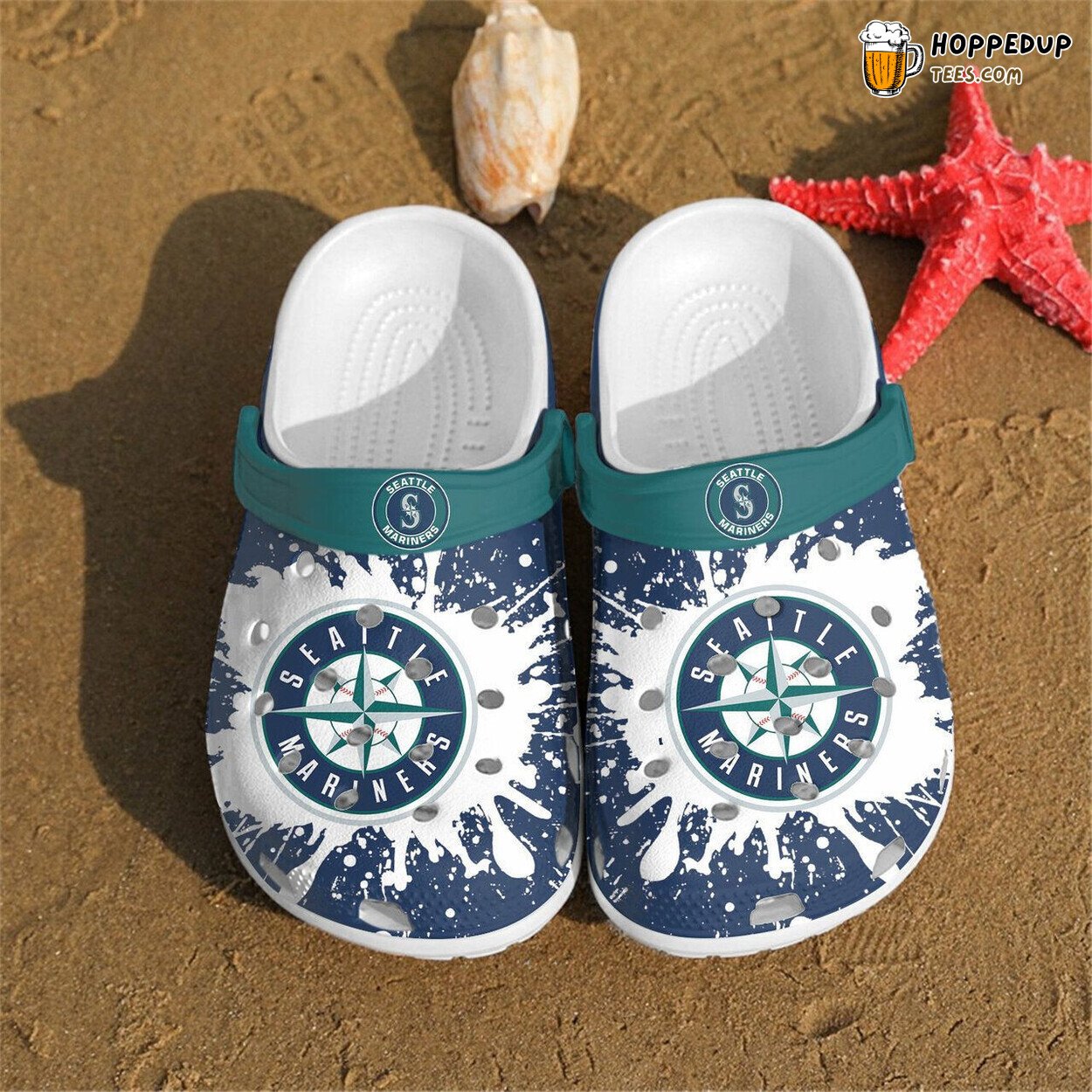 Seattle Football Team Fan Lover Gift Rubber Custom Name Clogs