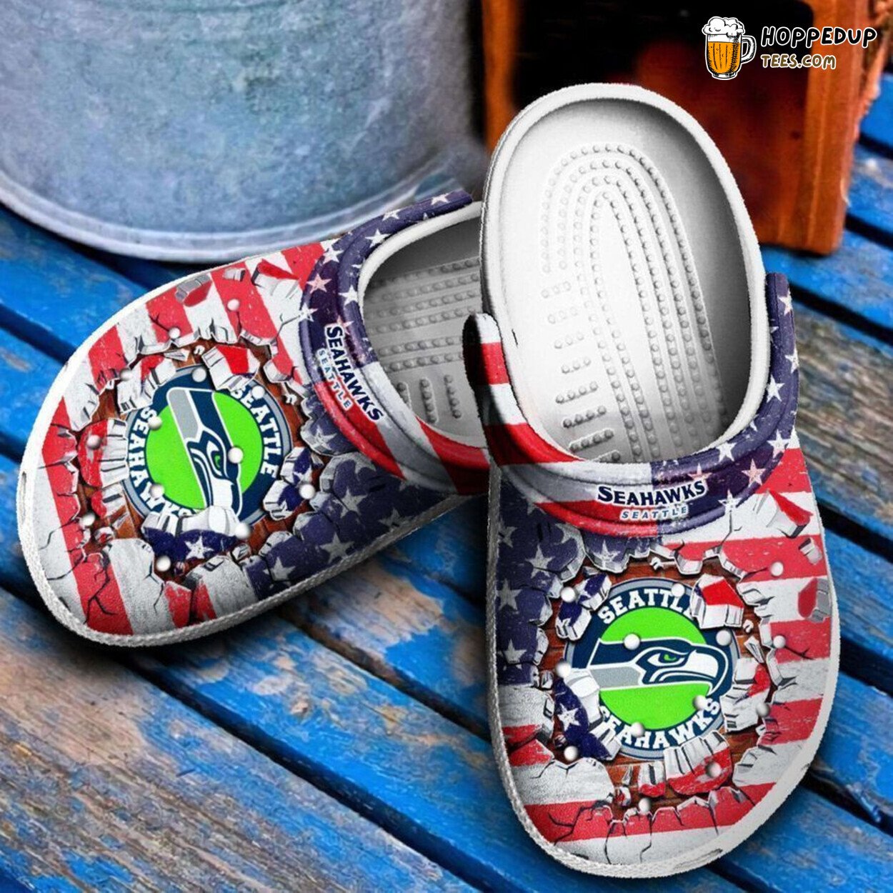 Seattle Seahawk Themed Clog Shoes for Sports Fans Comfortable Design