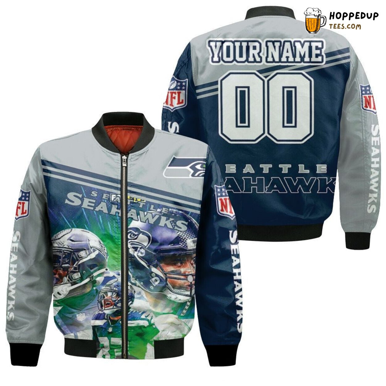 Seattle Seahawks Nfc West Legends Super Bowl Unique 3D Bomber Jacket