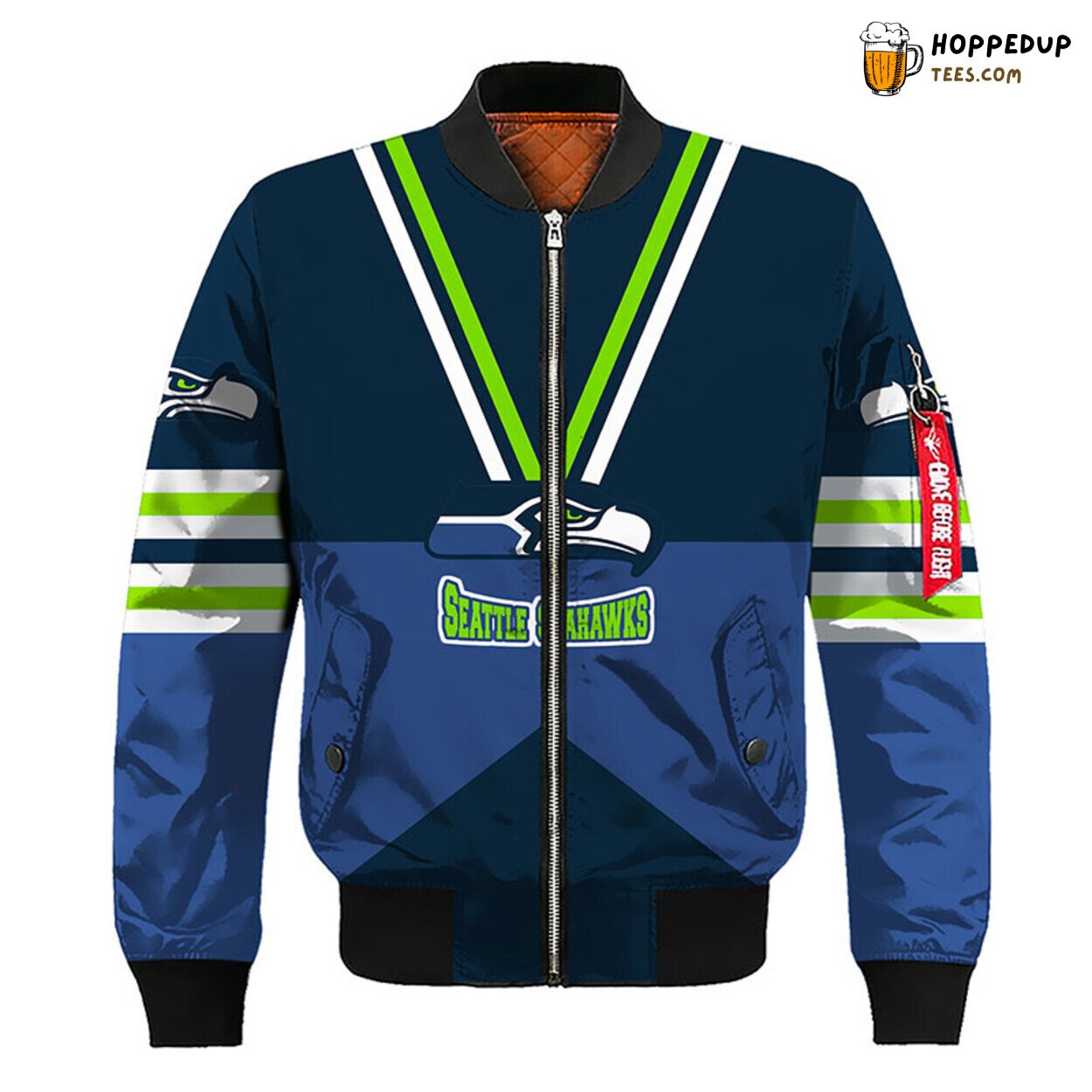 Seattle Seahawks NFL Blue Unique Bomber Jacket Distinct Style